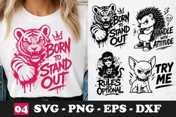 Born to Stand Out Tiger SVG Funny Review