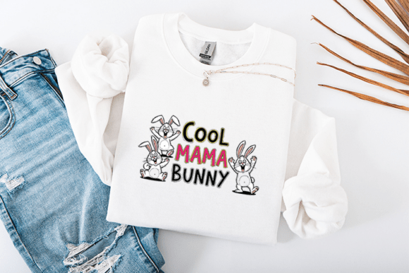 Cool Mama Bunny Easter SVG Funny Rabbit Review