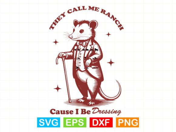 Funny Opossum Svg,They Call Me Ranch Review