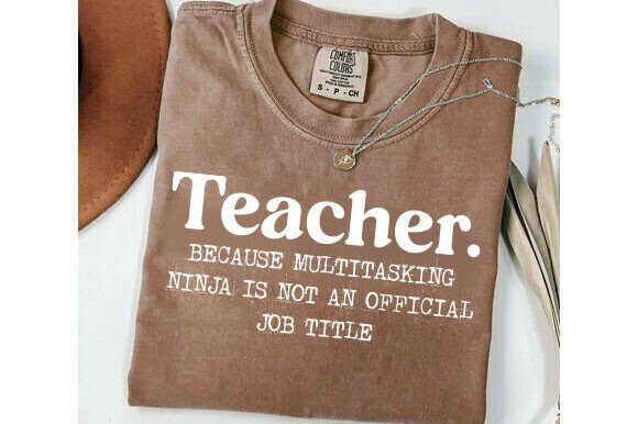 Funny Teacher SVG, Multitasking Ninja Review