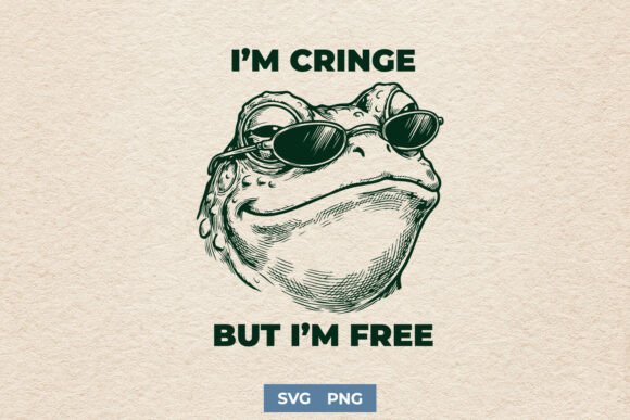Funny Toad SVG PNG for Sarcastic Shirts Review
