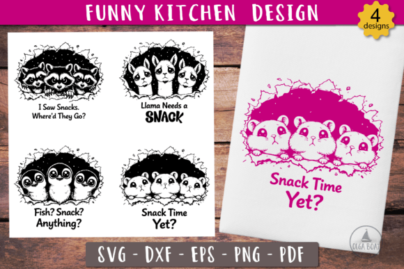 Hungry Snack Animal SVG Funny Kitchen Review