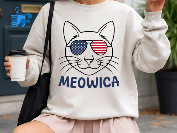 Meowica SVG Funny Patriotic Cat 4th of Review