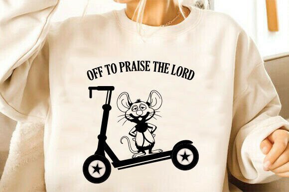 Off to Praise the Lord SVG, Funny CAT Review